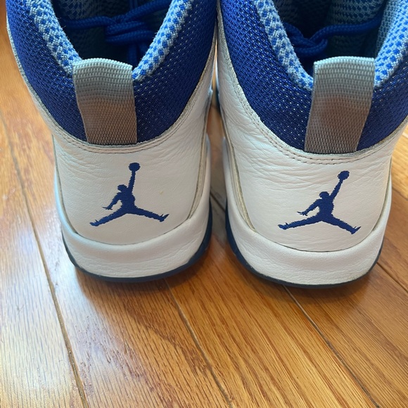Air Jordan Retro 10 Old Royal Blue/white/Old Royal-Stealth Size 11 - Picture 4 of 11